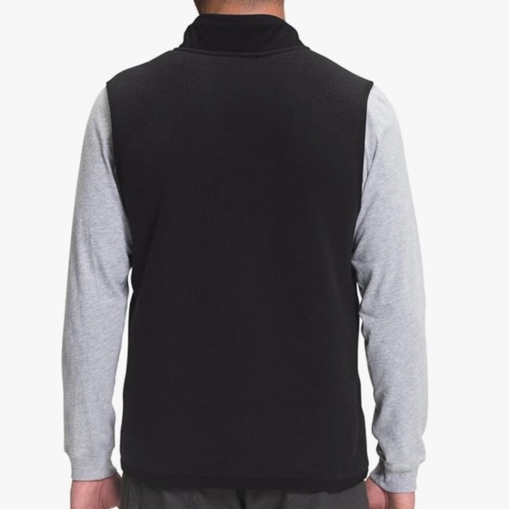 NEW Men's The North Face Gordon Lyons Vest medium in Heathered Black warm fleece - Picture 7 of 10